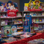 Display of books for sale at the Scholastic Bookfair that was located in McKay Education Building. Jordan hopes to bring back the bookfair every semester for students and the community. Katie Domaracki/The Rocket